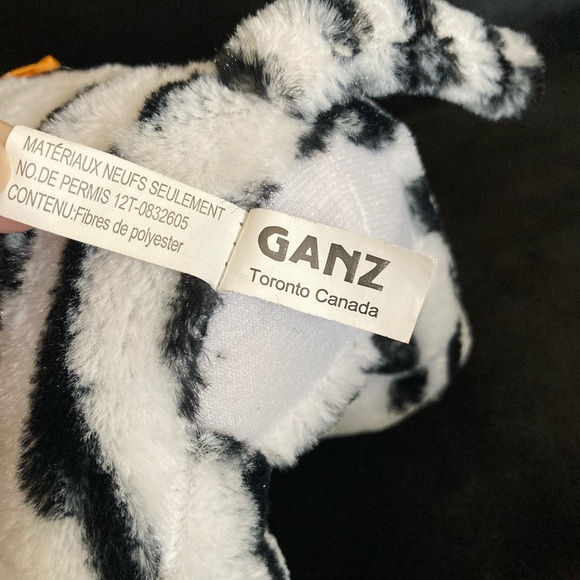 Ganz white tiger plush toy - Picture 3 of 4